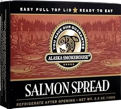 Alaska Smokehouse Salmon Spread Totem Design, 3.5 Ounce Boxes (Pack of 6)