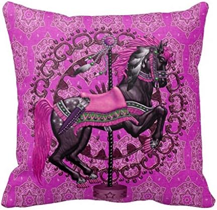 Lollypop Damask Throw Pillow Case