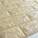 ブリックレンガシール [ベージュ] ブリックステッカー クッションパネル クッションフォーム フォームブリック ブリックシート 壁紙シール アクセントクロス ウォールステッカー おしゃれ はがせる 壁