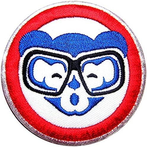 Chicago Cubs Glasses Bear Sport Jersey Cloth Sport Jersey Embroidered Iron on Patch New with High Quality for Your Cloth By Jupeter