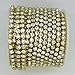 10 Yard Crystal Rhinestone Close Chain Clear Trim Sewing Craft Gold Color (4.3mm)