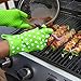 Finally! Women's Silicone Oven Mitts / Pot Holders. These Cooking Gloves are the Only Ones Designed Specifically to Fit Ladies' Hands - Ultra Flexible & Heat Resistant | They are Perfect for Birthday Gifts for Her & Ideal for Bridal Showers, Weddings & Housewarming Gifts (Lime Green, M/L, 1 Pair)