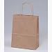 Cub Recycled Kraft Paper Shoppers, 8 x 4 1/2 x 10 3/8