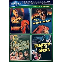 Classic Monsters Spotlight Collection (The Mummy (1932) / The Wolf Man / The Invisible Man / Phantom of the Opera (1943))