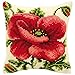 Vervaco Oriental Poppy Cushion Cross Stitch Kit