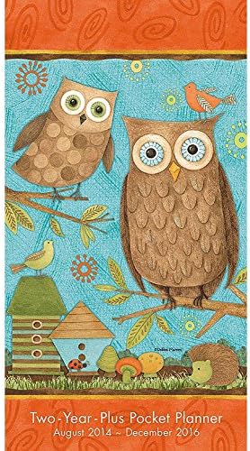 OWLS by Debbie Mumm 2 Year Monthly Pocket Planner August 2014 - December 2016