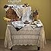 TCC Materials Handmade Crochet Lace Doily. 100% Cotton Crochet. Ecru, 4 Inch Round. Four Pieces