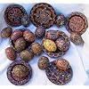 3 Ukrainian wooden Hand made Hand painted Pysanka Eggs
