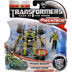 Private Oedcliff / Sandstorm Transformers Movie 3 Mechtech Human Alliance HASBRO 29620