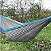 Double Camping Hammock Zealite Travel Lightweight Parachute Portable Hammock for Outdoor Hiking Backyard Blue(300 x 200cm)