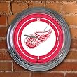 Detroit Red Wings Team 14" Neon Clock NHL Hockey Fan Shop Sports Team Merchandise