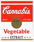 Cannabis Vegetable Extract - Soup Can Parody - Sticker / Decal (Marijuana / Pot / Stoner)