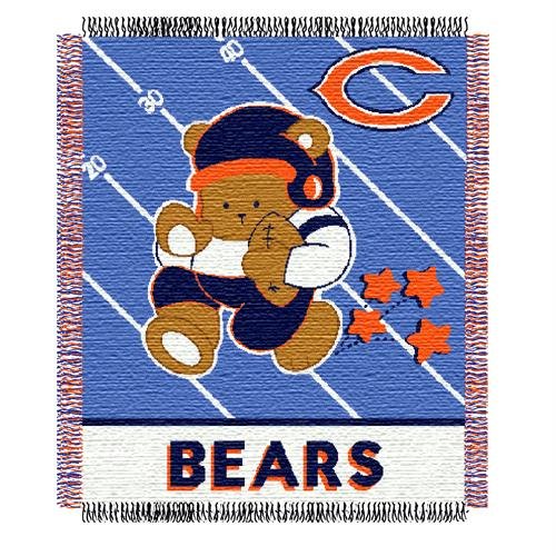 Northwest Chicago Bears Jacquard Baby Throw Blanket
