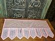 Cherry Blossom Pink Beads Sari Toran Wall Tapestry Topper Valance Free Shipp