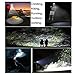 Hausbell Outdoor T6 LED Waterproof Headlamp with 2 X 18650 Rechargeable Batteries and 1 X Charger 1P
