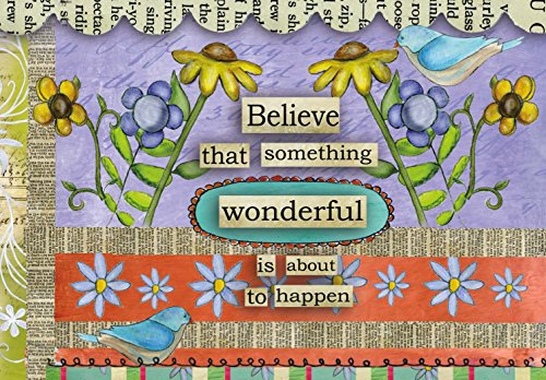 Lang Perfect Timing Artisan Believe Petite Notecard by Lisa Kaus, 3.5 x 5 Inches, 12 Cards and 13 Envelopes (2080011)
