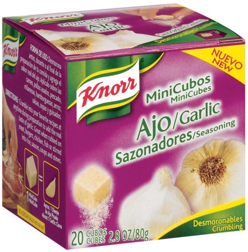 Knorr Minicubes, Garlic, 20-Count Box (Pack of 24) by Knorr