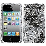 Apple iPhone 4S/4 Premium 3D Diamond Crystal Bling Protector Case - King of Diamonds