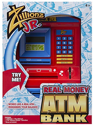 Zillionz Desktop ATM Bank with Bill Feeder