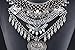 Fashion Vintage Crystal Zinc Alloy Big Pendant Bib Chain Statement Necklace for Women