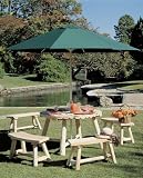 Kitchen & Housewares : Rustic Natural Cedar RND TABLE GROUP - 1113A