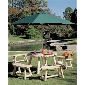 Rustic Natural Cedar RND TABLE GROUP - 1113A by Rustic Natural Cedar