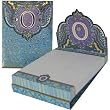 O Monogram Punch Studio Paisley 75-Page mini notepad - magnetic closure jewel on tab