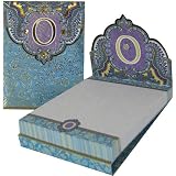 O Monogram Punch Studio Paisley 75-Page mini notepad - magnetic closure jewel on tab