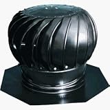 Ventamatic CX14IBALBLK Superior Internally Braced Aluminum Wind Turbine