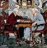 April Fool 1943 by Norman Rockwell. Art Print GICLEE on CANVAS 17.5 inches width by 18 inches height. Highest Quality
