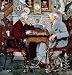 April Fool 1943 by Norman Rockwell. Art Print GICLEE on CANVAS Rolled 17.5 inches width by 18 inches height. Highest Quality