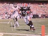 PEYTON HILLIS SIGNED AUTOGRAPHED PHOTO CLEVELAND BROWNS COA + HOLOGRAM JSA