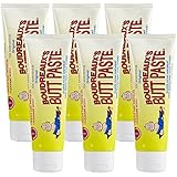 Boudreaux's Butt Paste, Diaper Rash Ointment, Tube 4 oz (Quantity of 6)