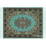 Blue Woven Rug Mouse Pad - Persian Style Mouse Mat