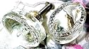 Clear Oval Glass Knobs / Pulls for Cabinet or Drawer - Set of 8
