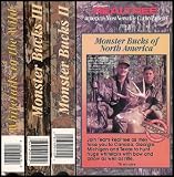 Monster Bucks of North America Vols. I, II, & III Videos + Bonus Whitetails in the Wild [4 VHS Videos]