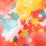 (ジエンポリアム)THE EMPORIUM 水彩風フラワープリントストール ブルー系(092) 00