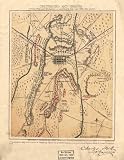GIANT Wall Sticker of: Civil War map Gettysburg and vicinity. Constructed and engraved to illustrate The war with the South A topographical map of the battles of Gettysburg, July 1st, 2nd & 3rd, 1863, from an actual survey by an engineer officer on General Doubleday's staff.
