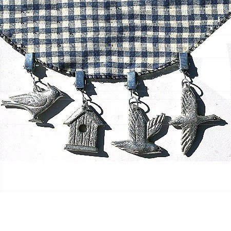 4 STK. TISCHDECKENHALTER TISCHTUCHKLAMMERN SILBER