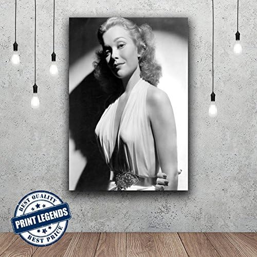 Jane Wyman Vintage Hollywood Canvas Print - Canvas Art - Wall art - Framed Print