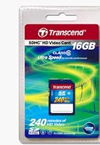 Transcend TS16GSDHC6V 16 GB SDHC HD Video Card