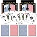 Best Quality CopagT Poker Size PEEK Index - Blue/Red Set of 2