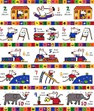 Count with Maisy by Lucy Cousins Count to Ten Panel Multi Fabric