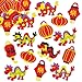 Chinese New Year Stickers for Children to Decorate Cards and Crafts (Pack of 100)