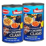 Doxsee Snow's Ocean Chopped Clams - 2/51oz - CASE PACK OF 4