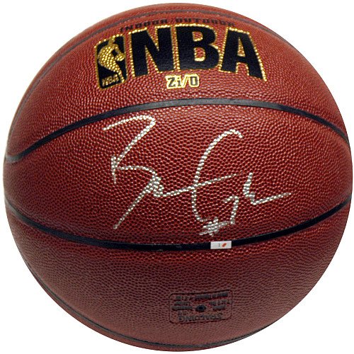 Mounted Memories Chicago Bulls Ben Gordon Autographed Spalding Indoor/Outdoor Basketball