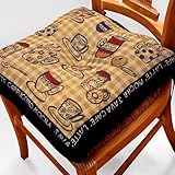 IMAGE OF Park B. Smith Rustic Cafe 16 by 16-inch Tapestry Chair Pad