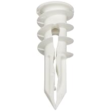 Toggler 30032 Self-Drilling Drywall Anchor, Alloy, 1-1/4" Length, #6 Threads, Pack Of 50