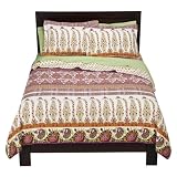 Bohemian Paisley Quilt Set