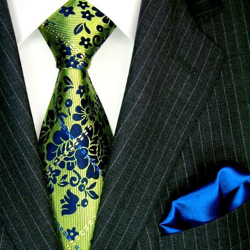 Lorenzo Cana -Set 2 Teile - grün blaue Krawatte 